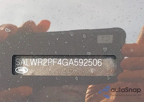 2016 Land Rover Range Rover Sport 3.0L V6 Supercharged Hse из США, поврежденный, VIN SALWR2PF4GA592506